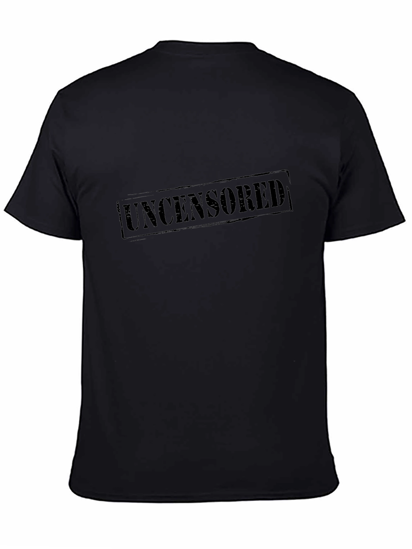 Uncensored Graphic Tee - Bold Statement T-Shirt
