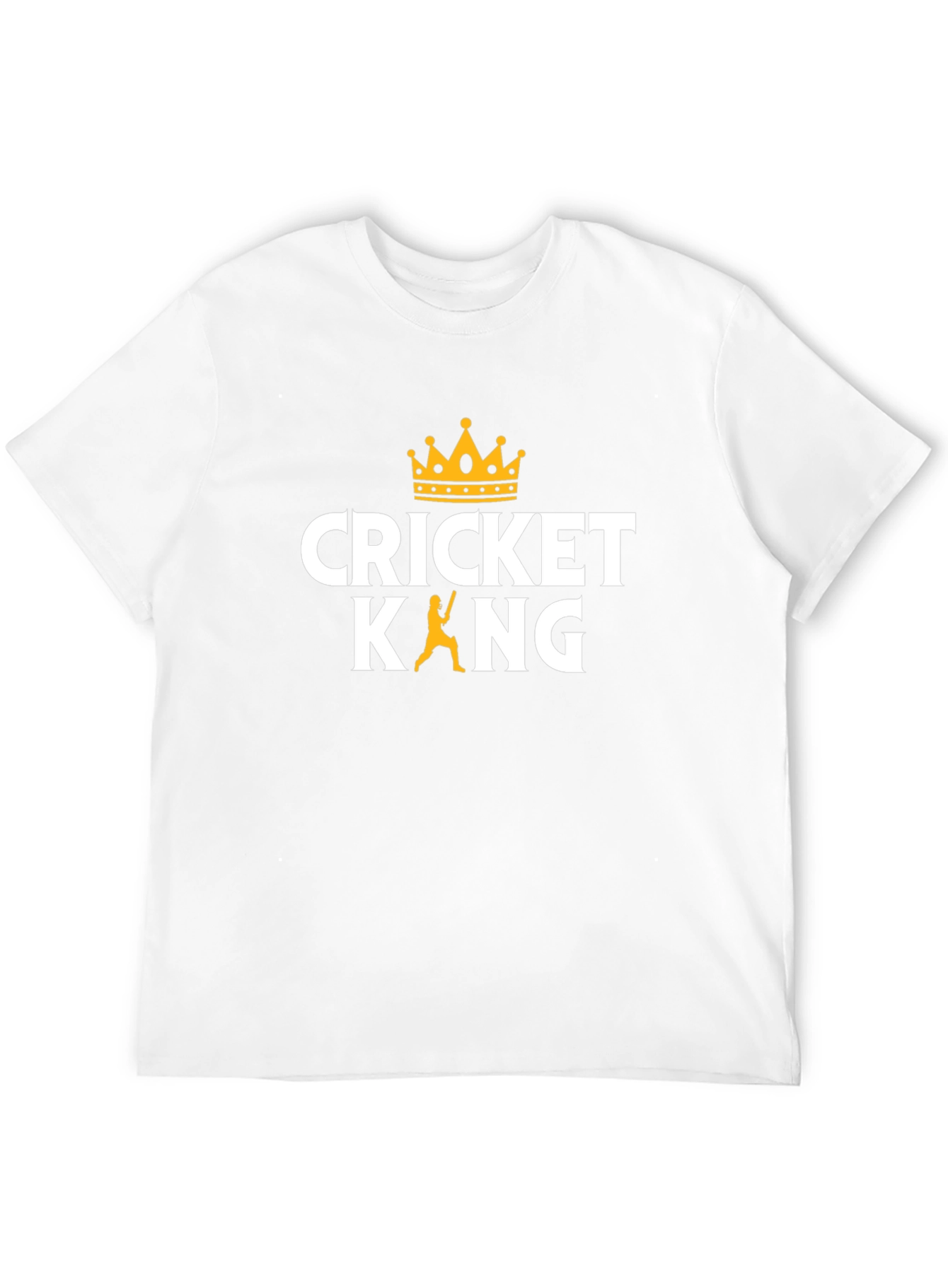 Cricket King T-Shirt - Premium Cotton Tee