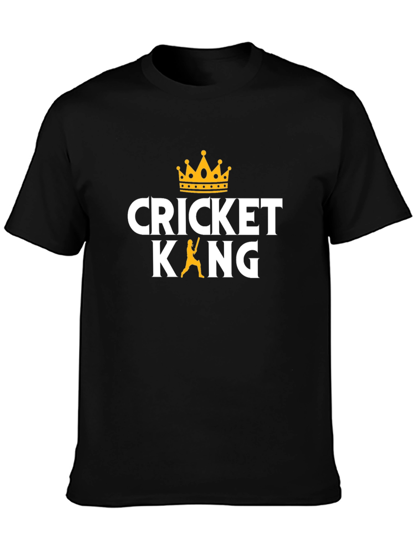 Cricket King T-Shirt - Premium Cotton Tee