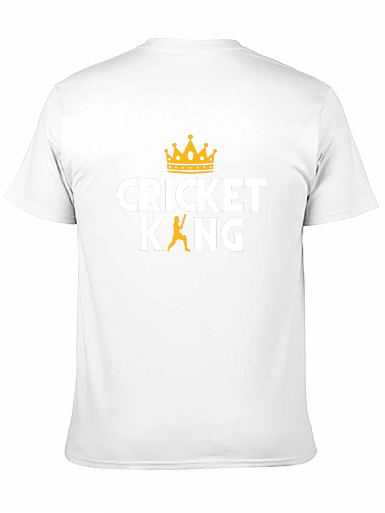 Cricket King T-Shirt - Premium Cotton Tee