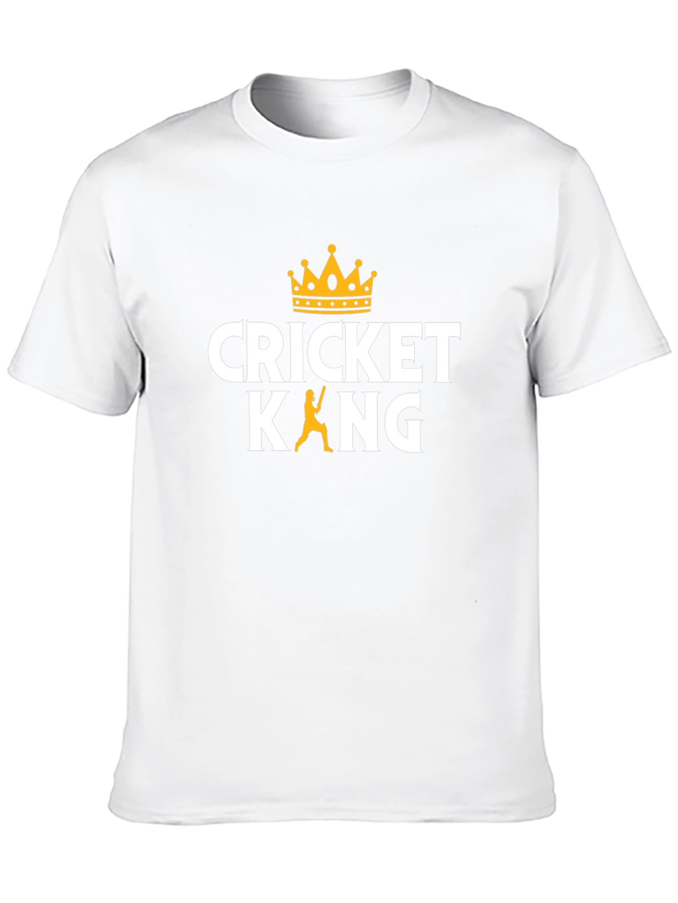 Cricket King T-Shirt - Premium Cotton Tee