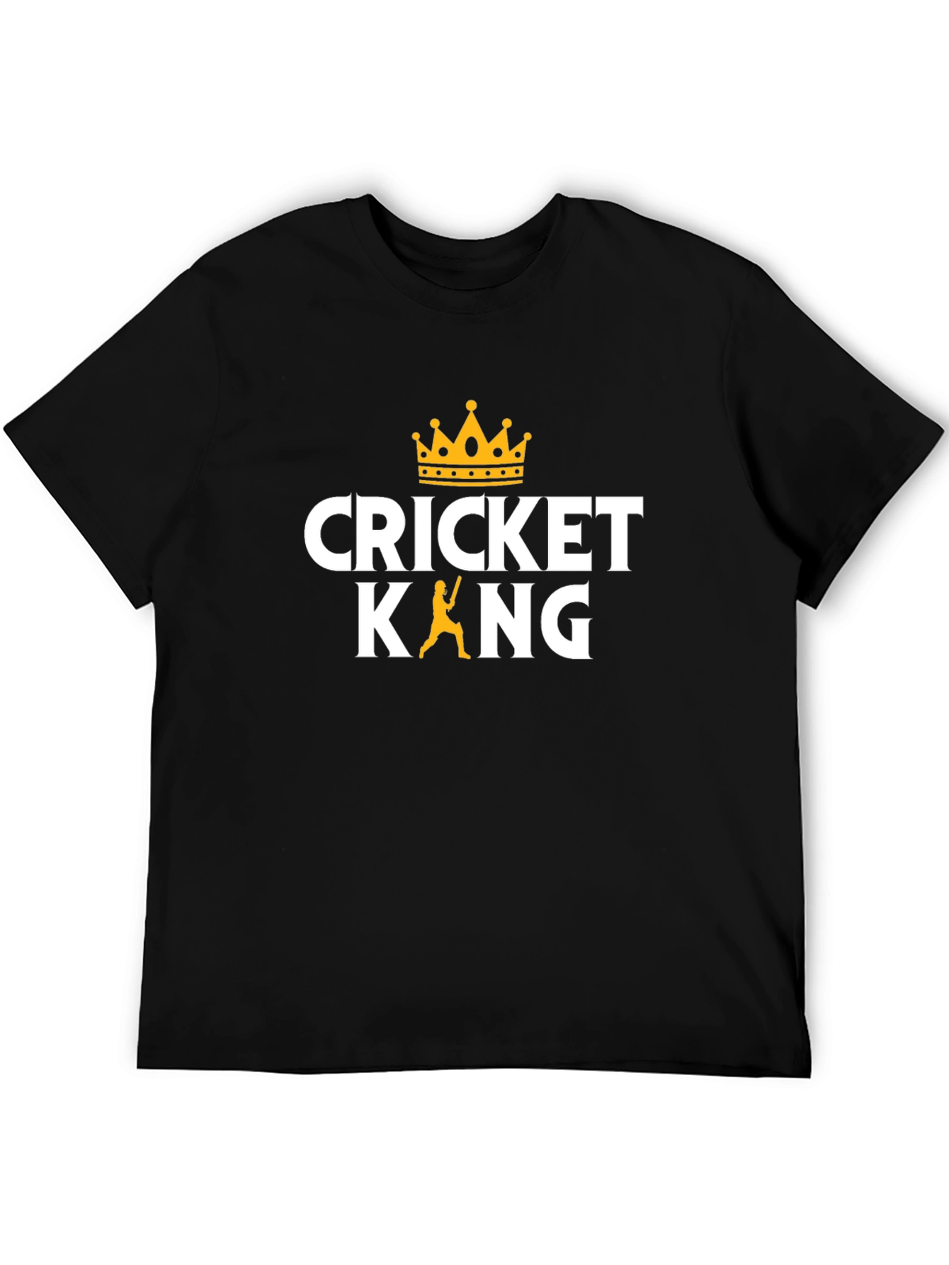 Cricket King T-Shirt - Premium Cotton Tee