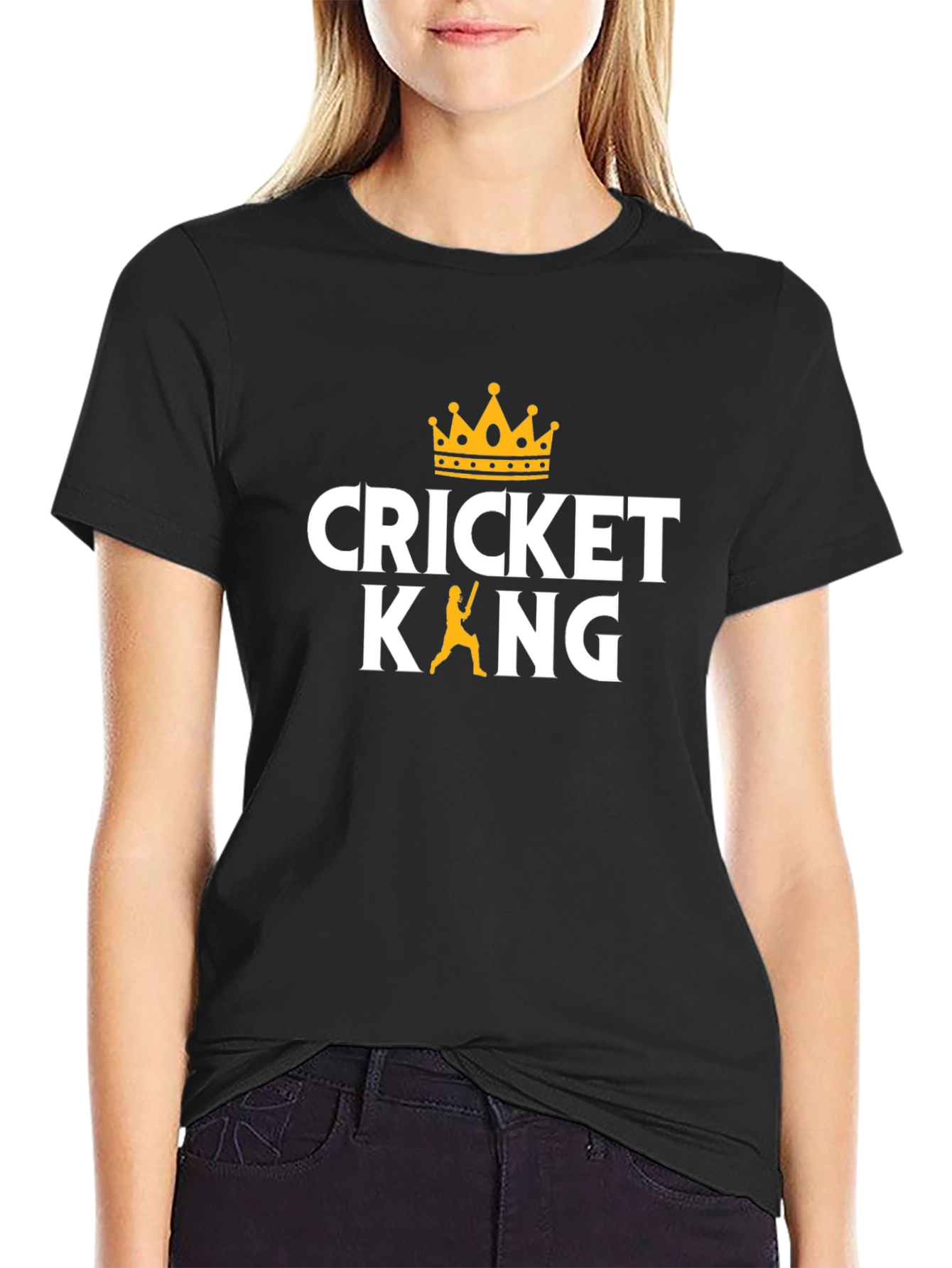 Cricket King T-Shirt - Premium Cotton Tee
