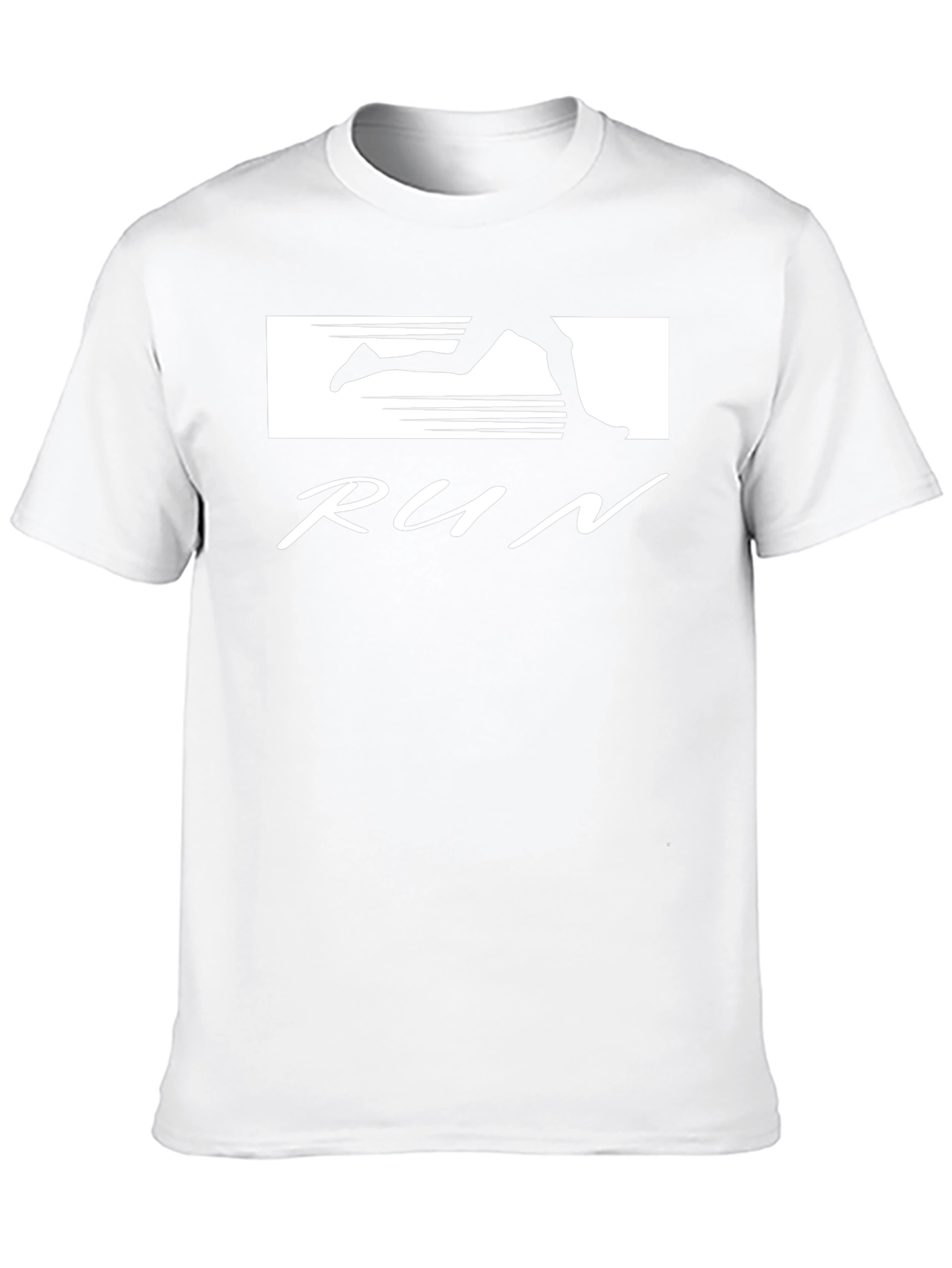 Run Graphic T-Shirt - Stylish Black Tee