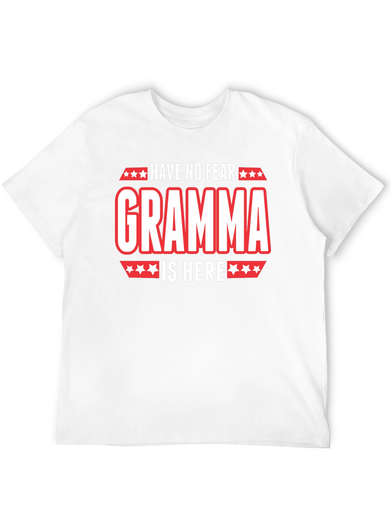 Have No Fear Gramma Is Here Black T-Shirt