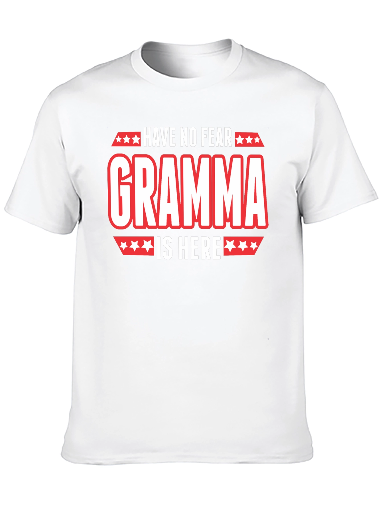Have No Fear Gramma Is Here Black T-Shirt