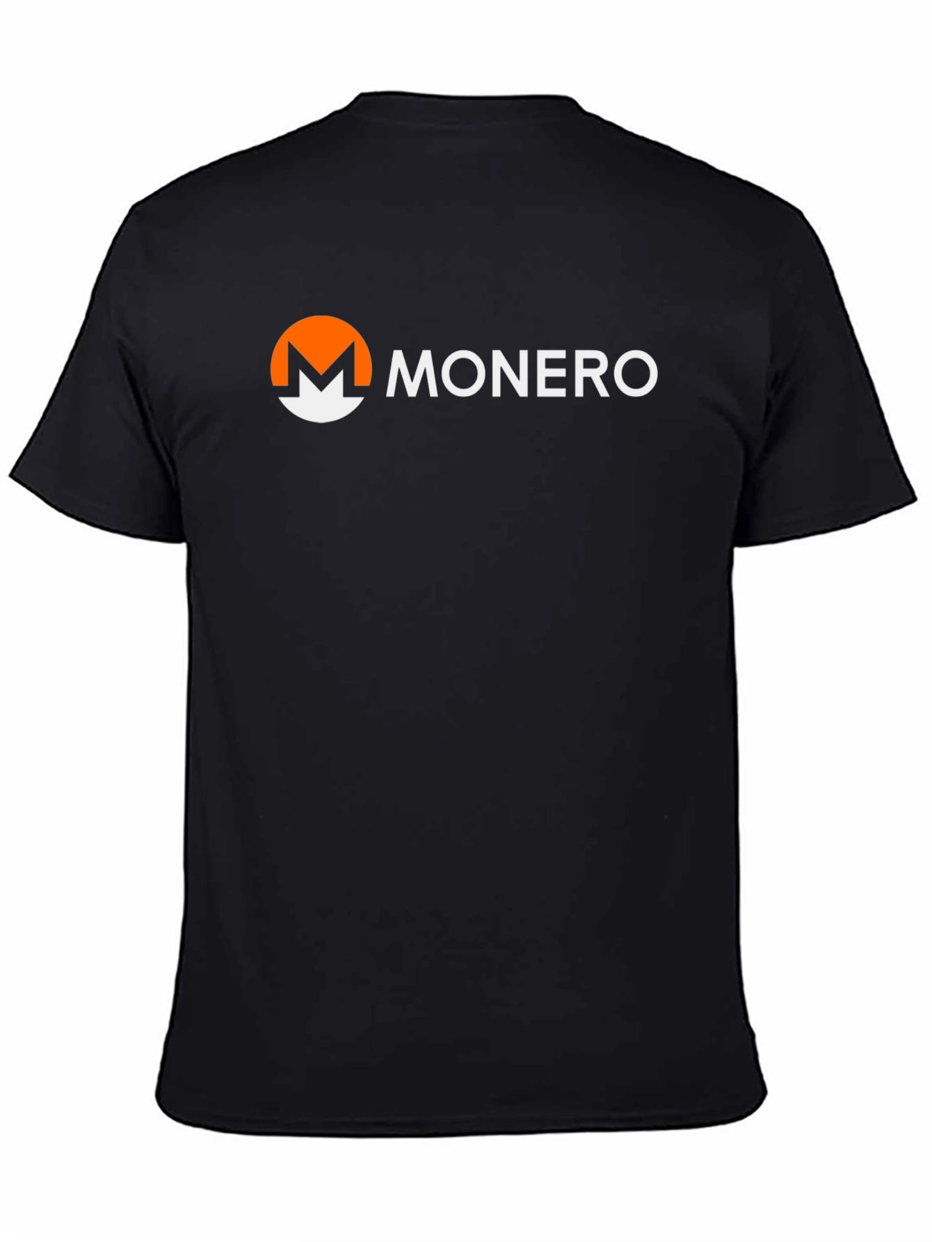 Monero Crypto T-Shirt - Black Short Sleeve Casual