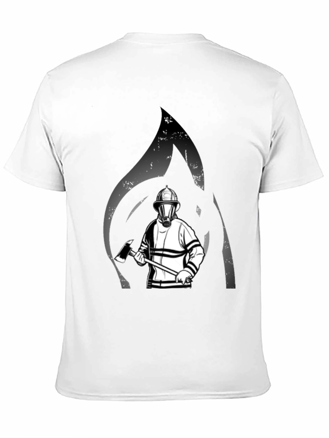 Firefighter Graphic T-Shirt - Black