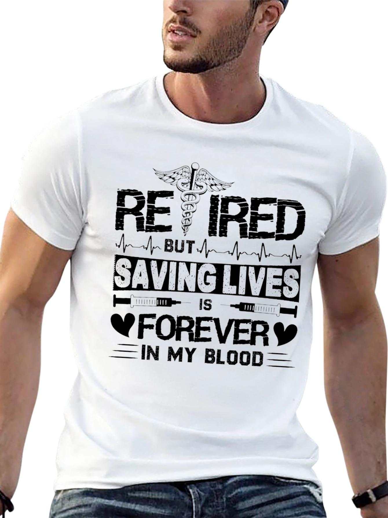 Retired Saving Lives T-Shirt