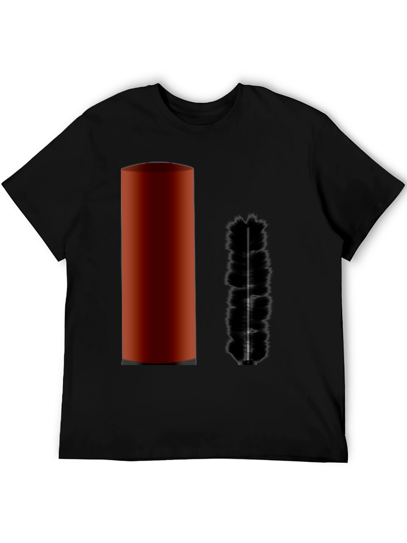 Plunger & Brush Graphic Black T-Shirt