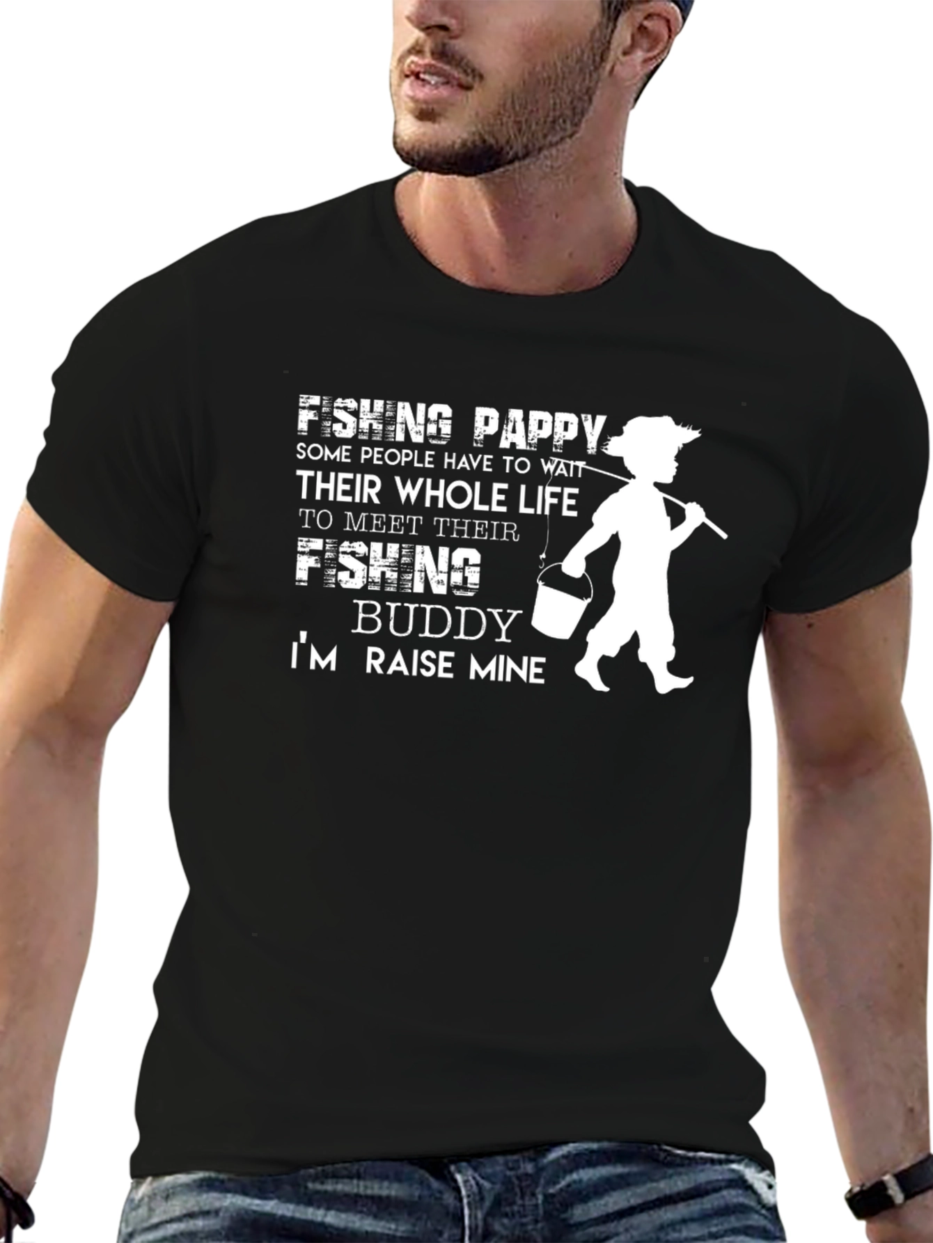 Fishing Pappy Buddy T-Shirt - Raise Mine