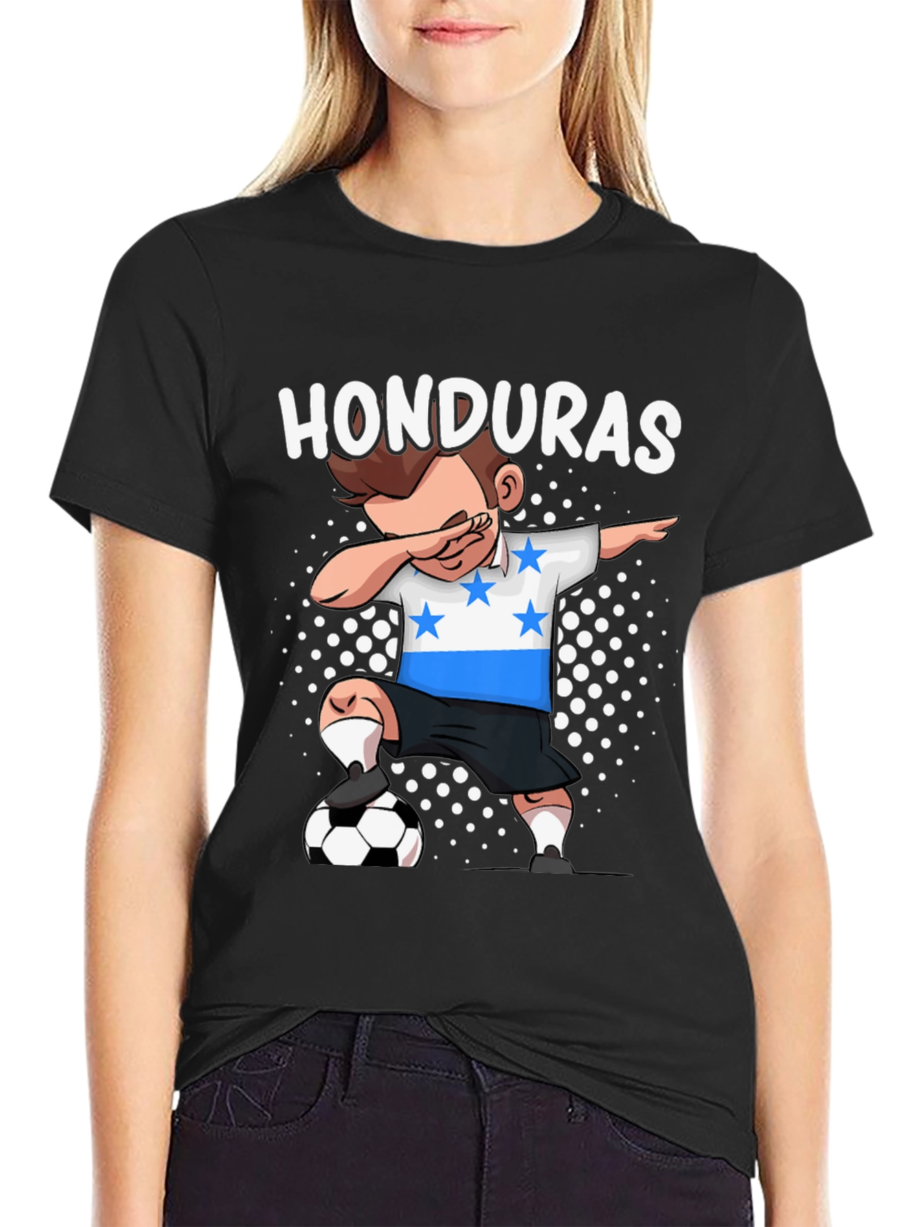 Honduras Soccer Dab T-Shirt - Kids Fan Apparel