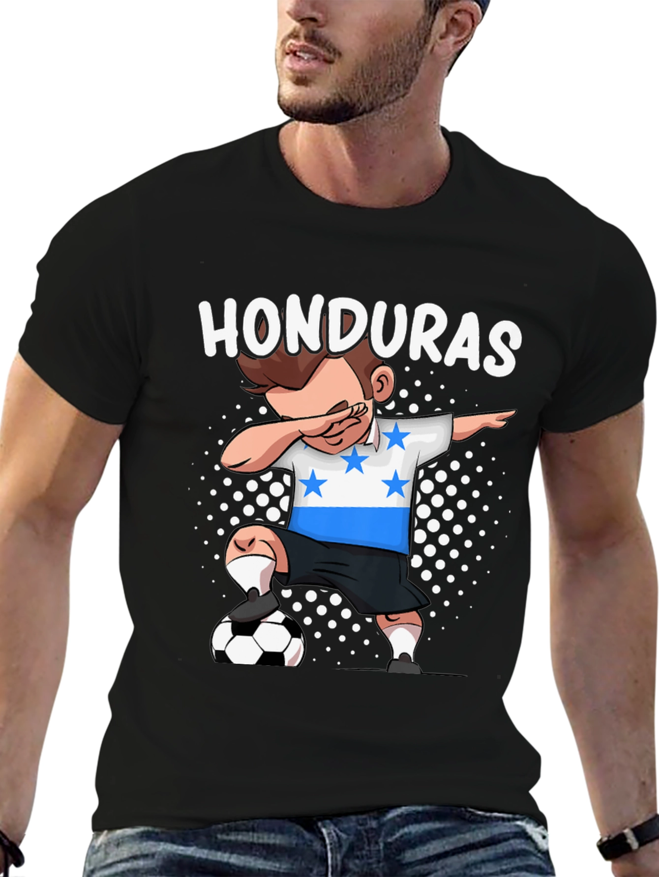 Honduras Soccer Dab T-Shirt - Kids Fan Apparel