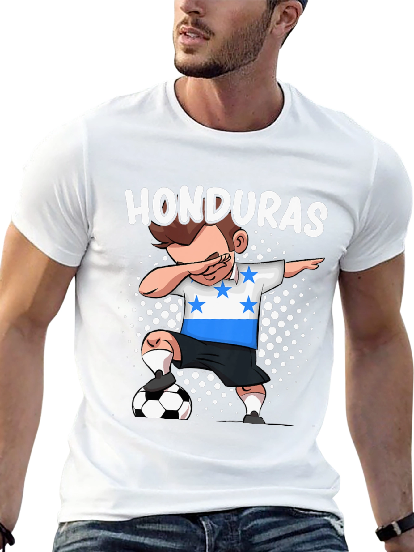 Honduras Soccer Dab T-Shirt - Kids Fan Apparel