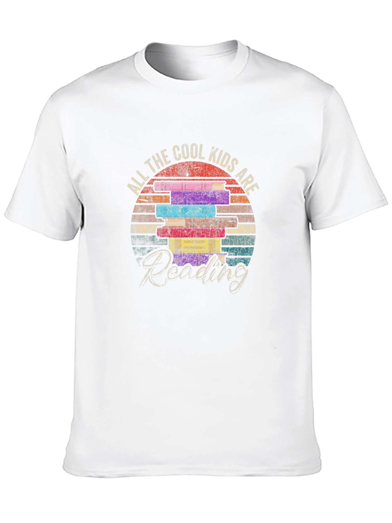 Cool Kids Reading Graphic Tee - Black