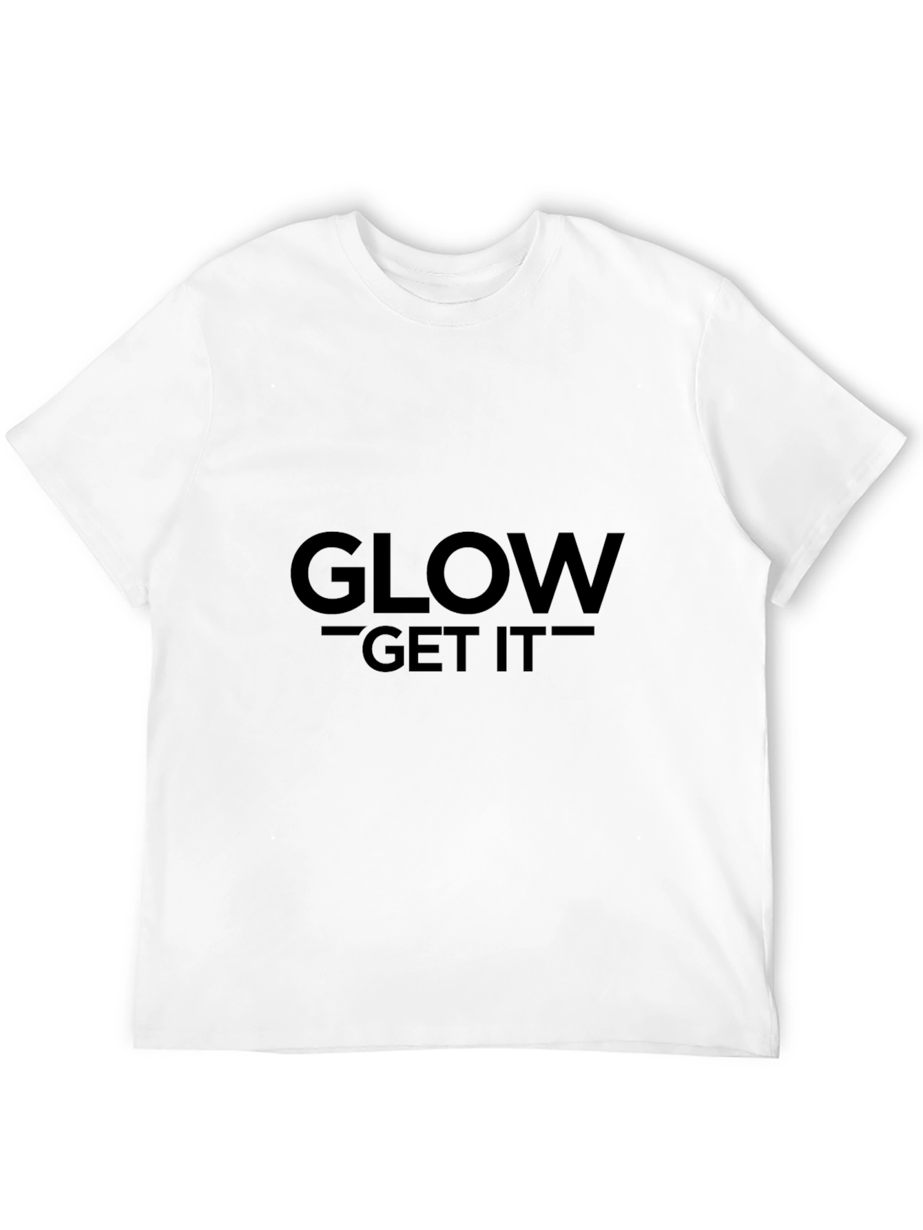 Glow Get It Black Graphic Tee