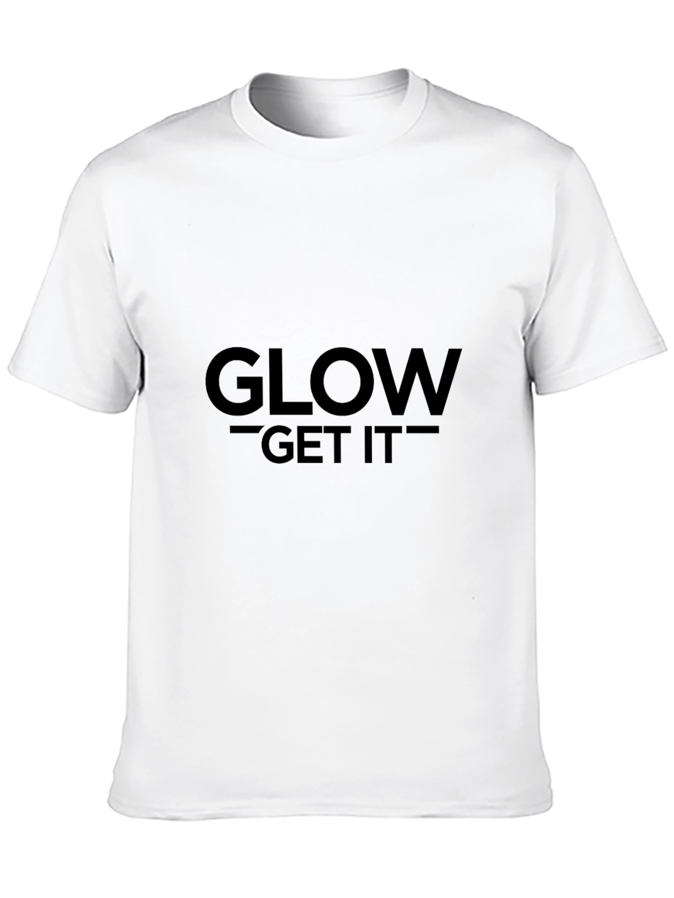 Glow Get It Black Graphic Tee