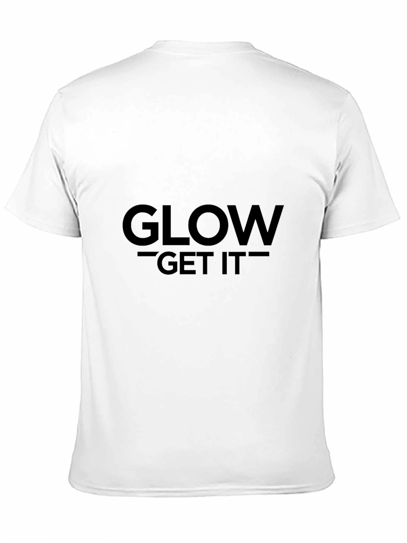 Glow Get It Black Graphic Tee