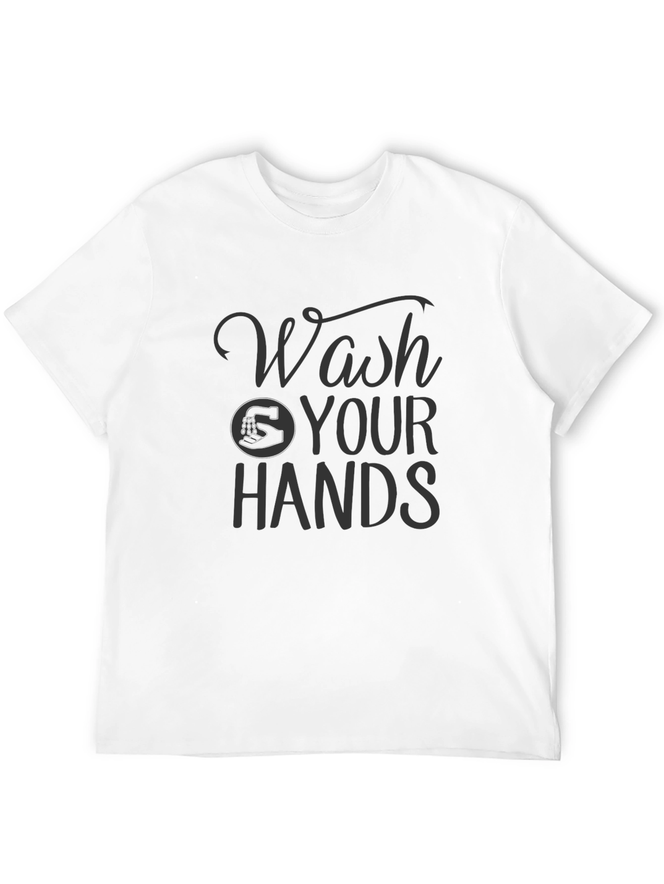 Wash Your Hands Graphic Tee - Stay Healthy Shirt