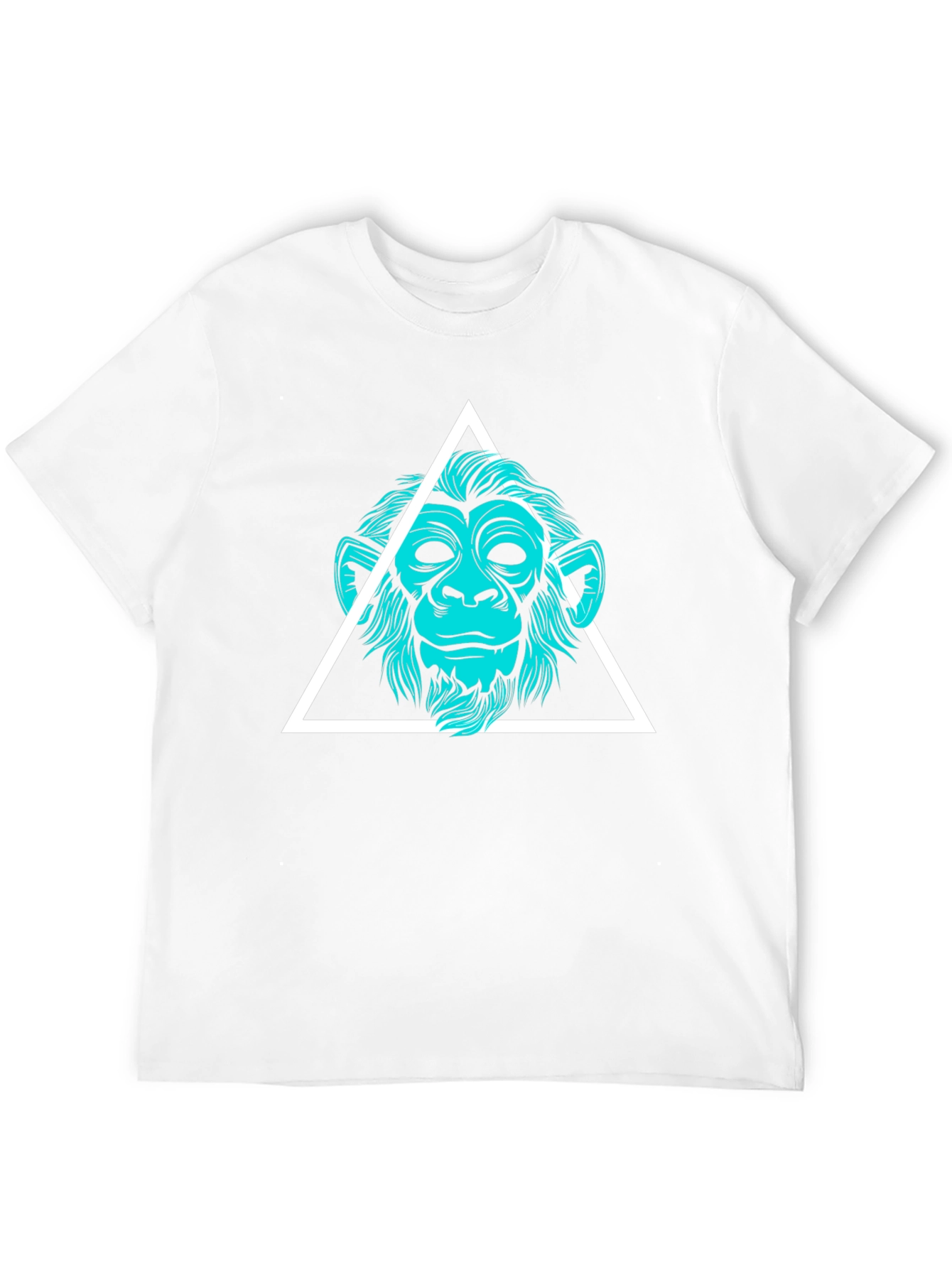 Geometric Monkey Graphic Tee