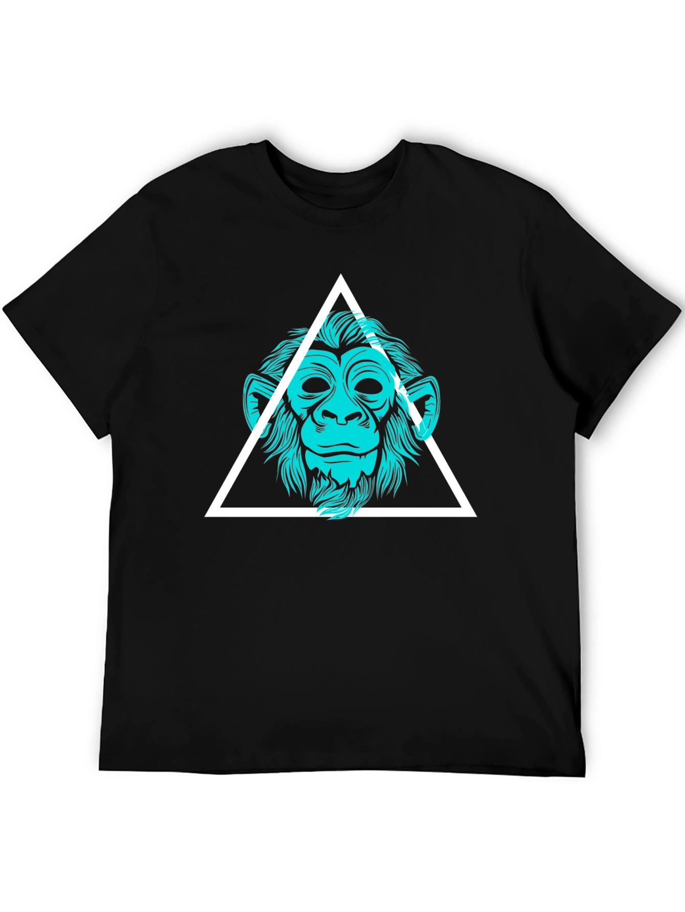 Geometric Monkey Graphic Tee