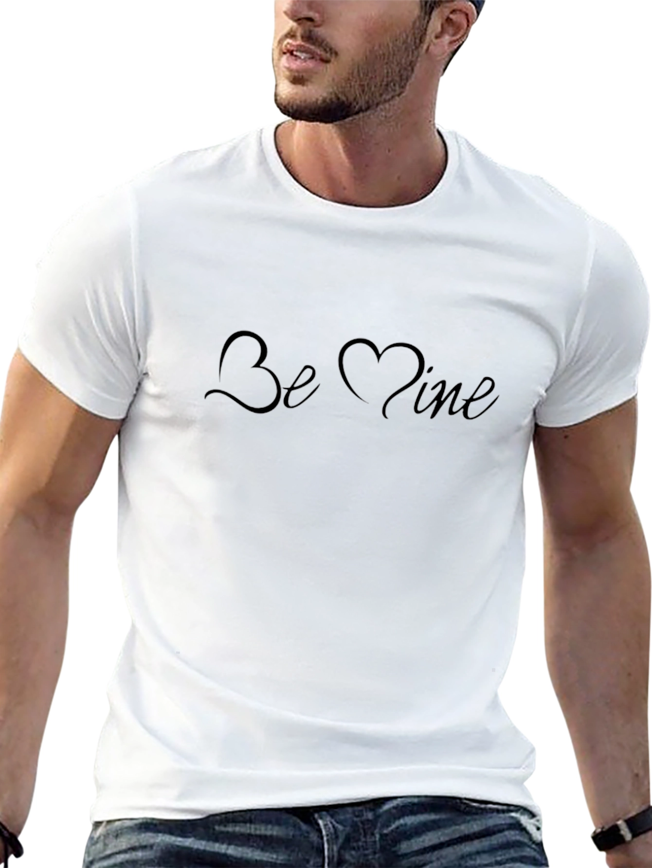 Be Mine Black Graphic Tee