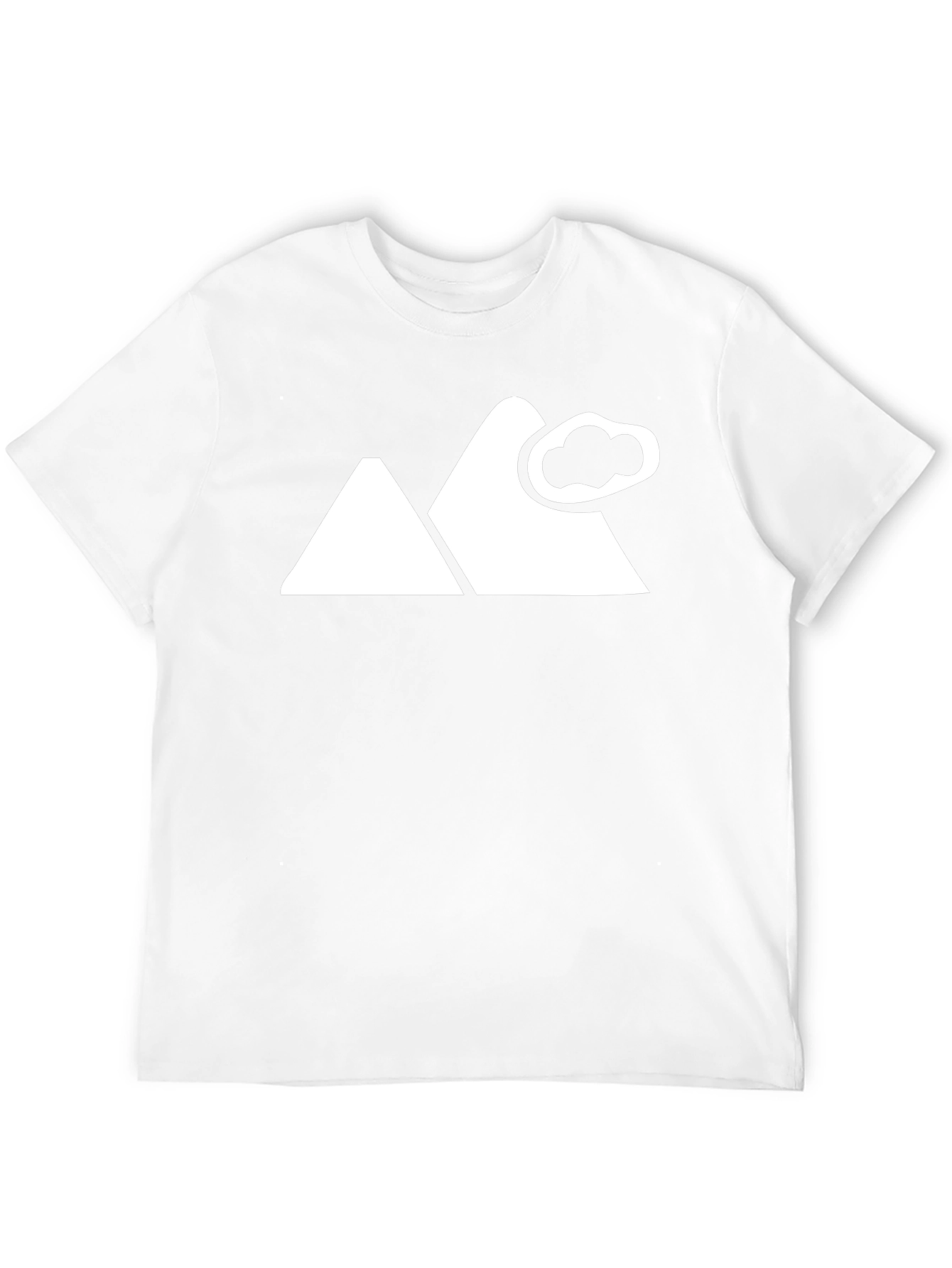 Mountain Cloud Graphic Black Tee