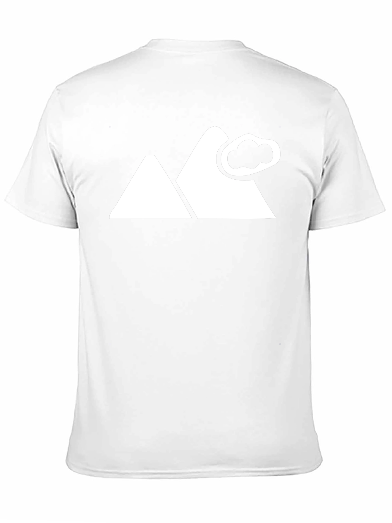 Mountain Cloud Graphic Black Tee