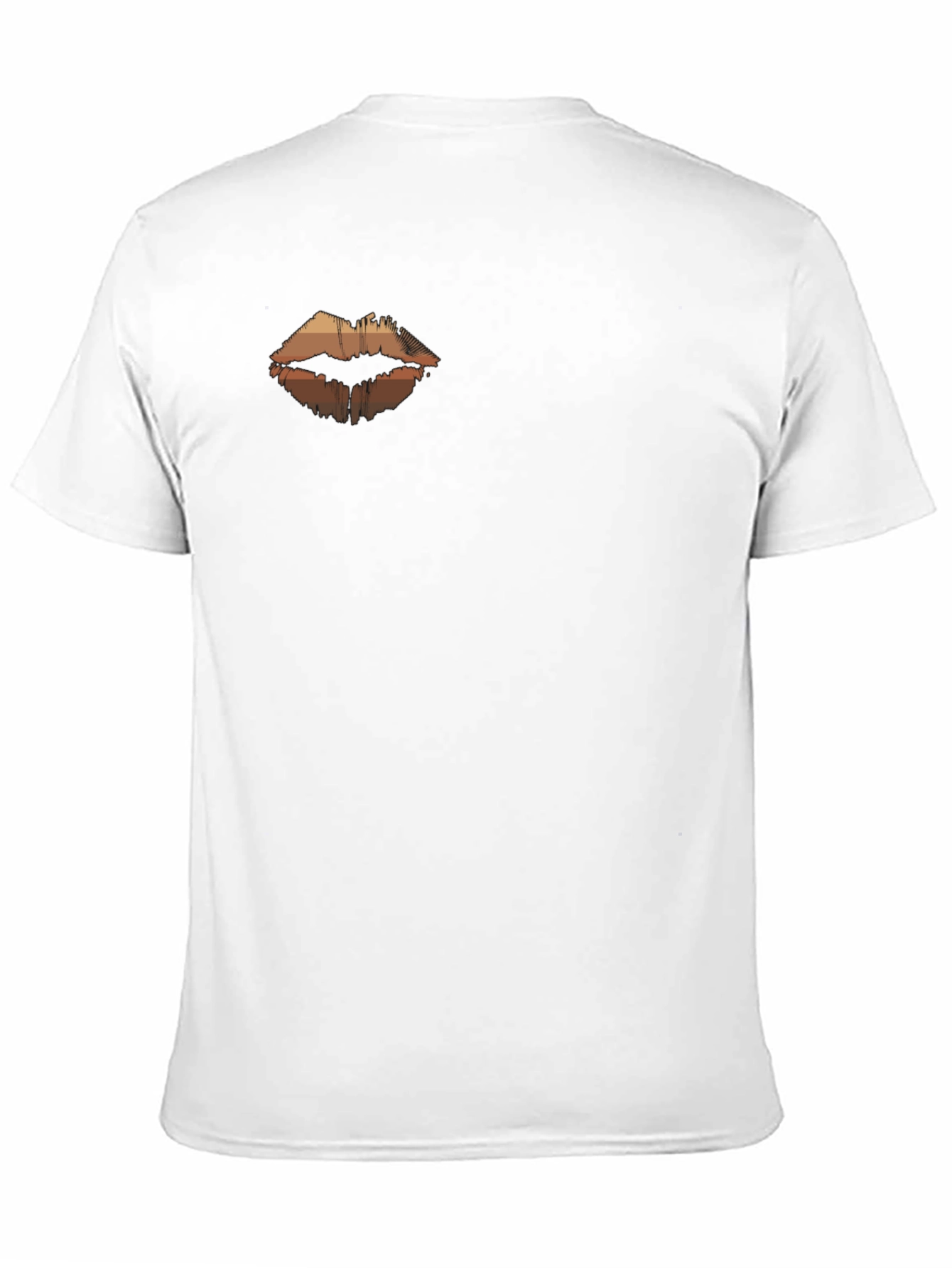 Lips Graphic Tee - Black Crew Neck