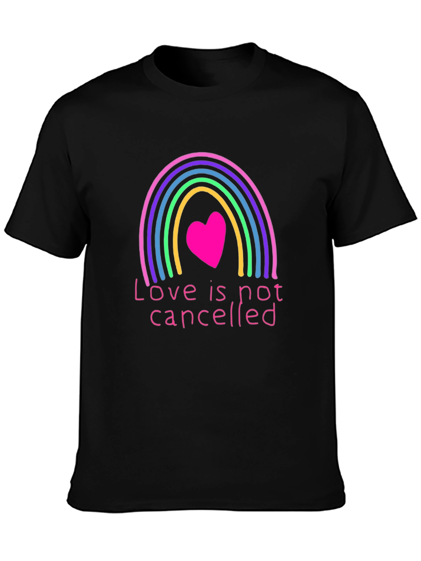 Love is Not Cancelled Rainbow Graphic Tee