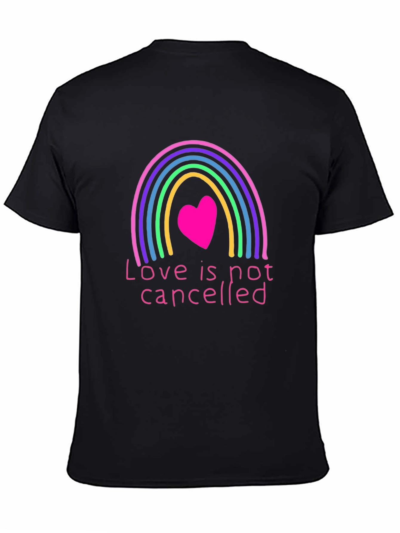 Love is Not Cancelled Rainbow Graphic Tee