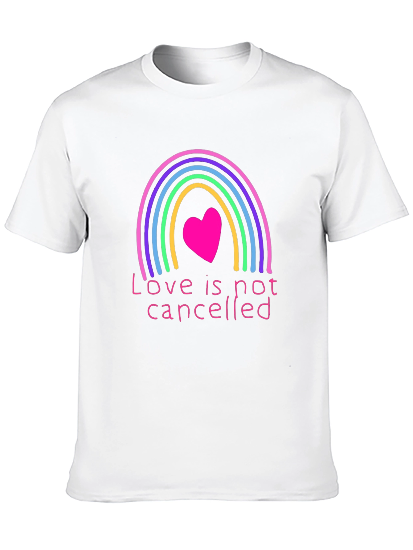 Love is Not Cancelled Rainbow Graphic Tee