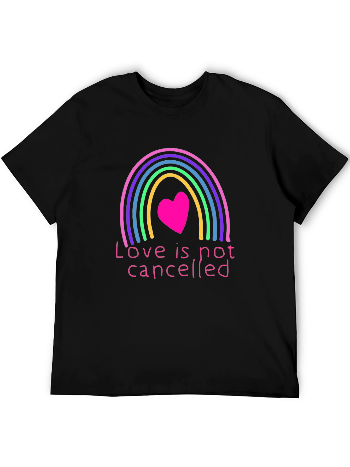 Love is Not Cancelled Rainbow Graphic Tee