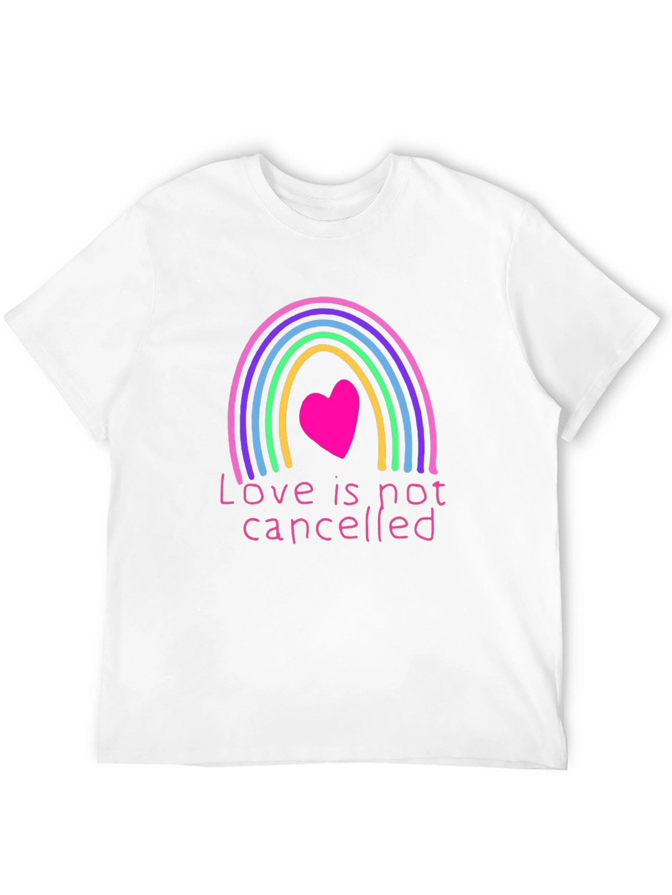 Love is Not Cancelled Rainbow Graphic Tee