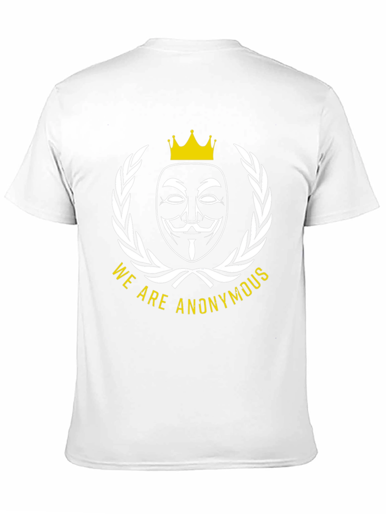 Anonymous Mask Crown T-Shirt - Statement Style!