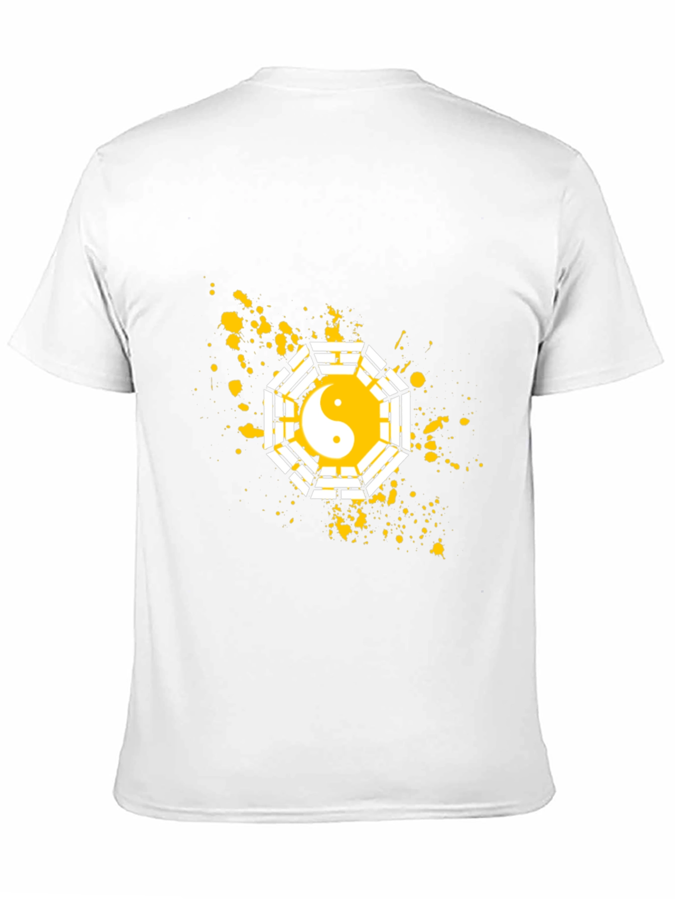 Yin Yang Bagua Graphic T-Shirt - Casual Cotton Tee