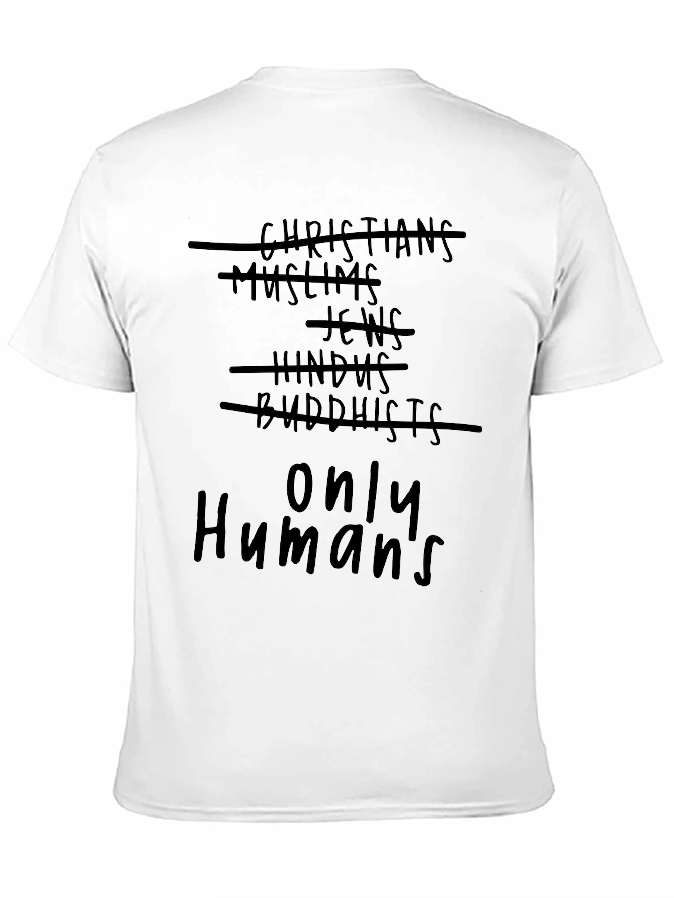 Only Humans Black T-Shirt