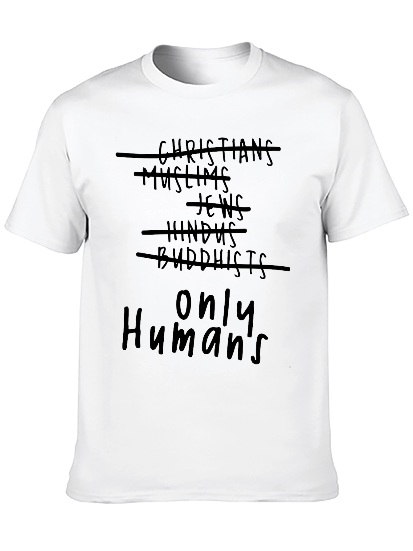 Only Humans Black T-Shirt