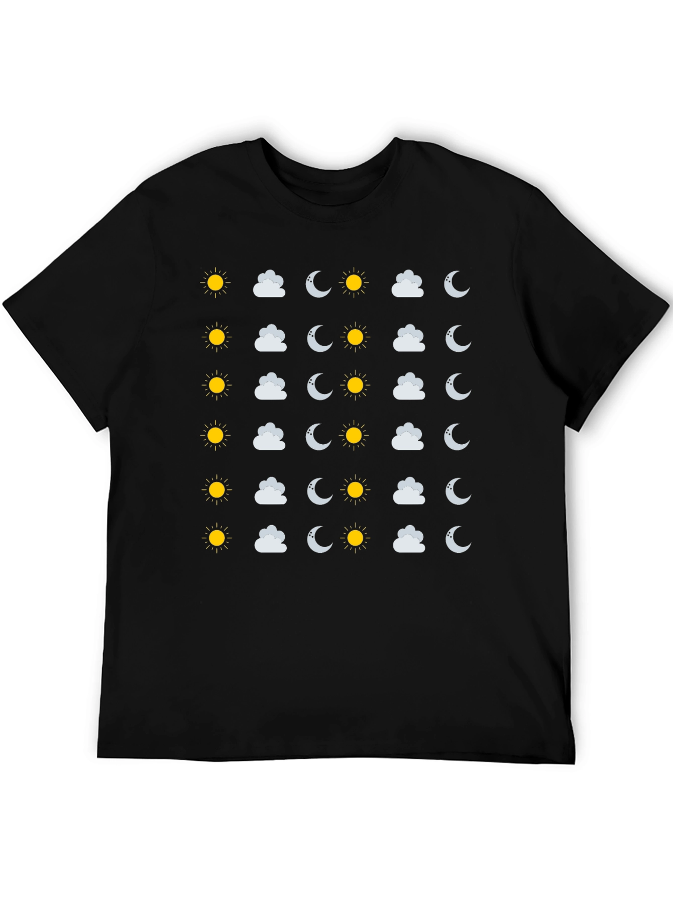 Weather Pattern Graphic Print Tee