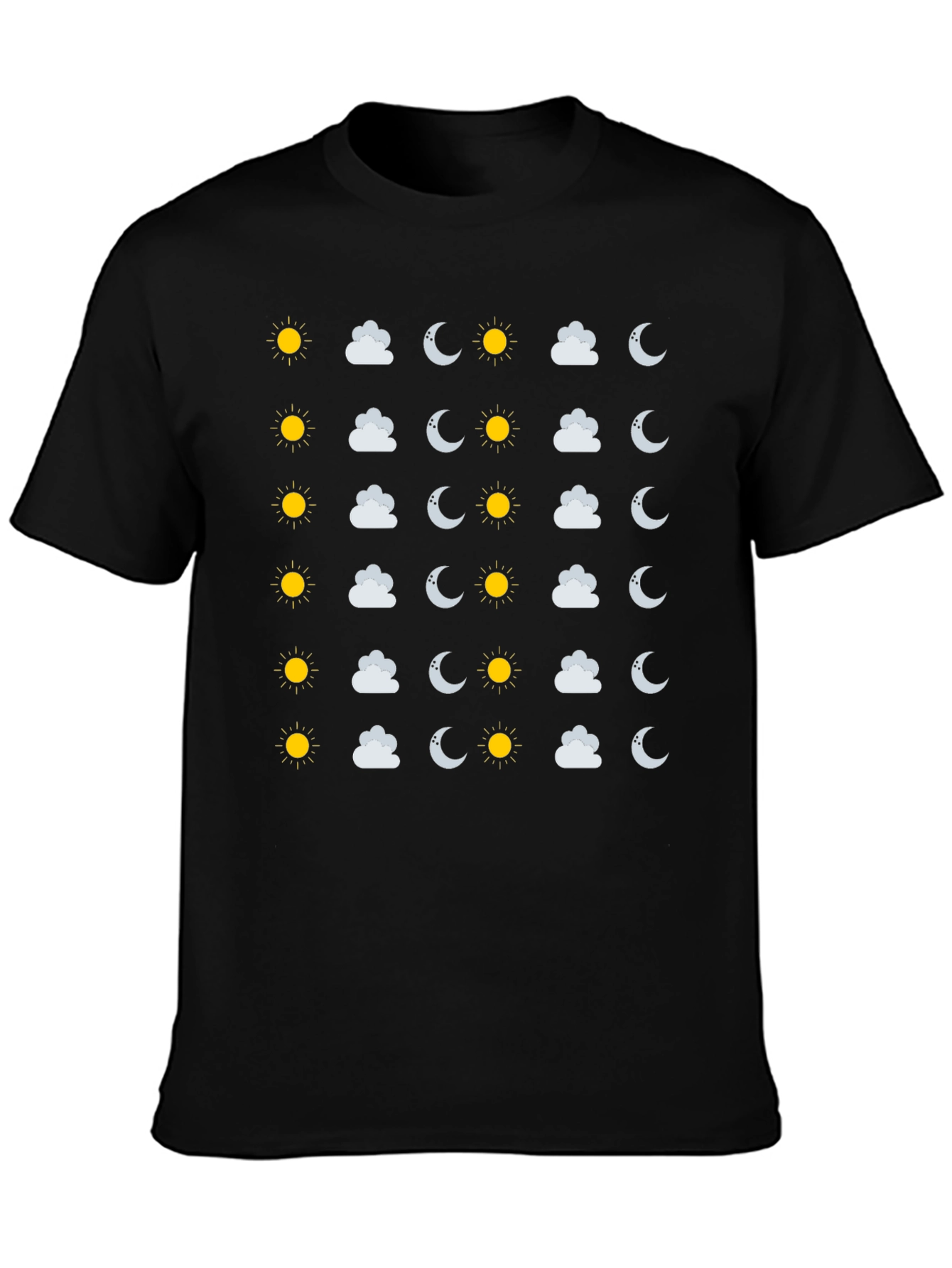 Weather Pattern Graphic Print Tee