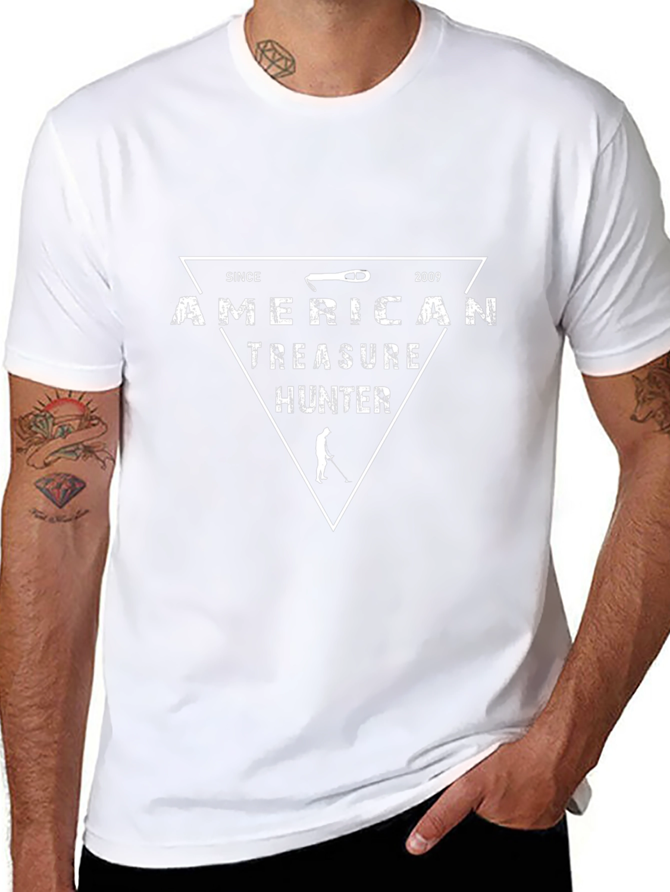 American Treasure Hunter Graphic T-Shirt