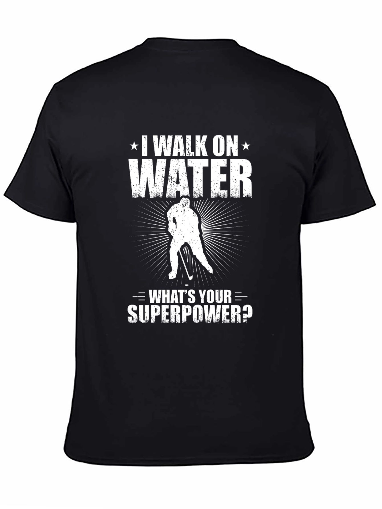 I Walk On Water Hockey T-Shirt