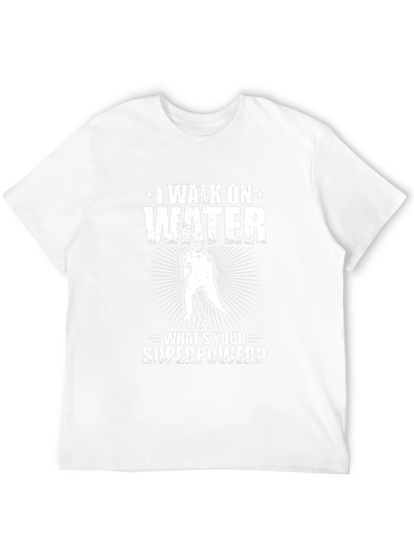 I Walk On Water Hockey T-Shirt