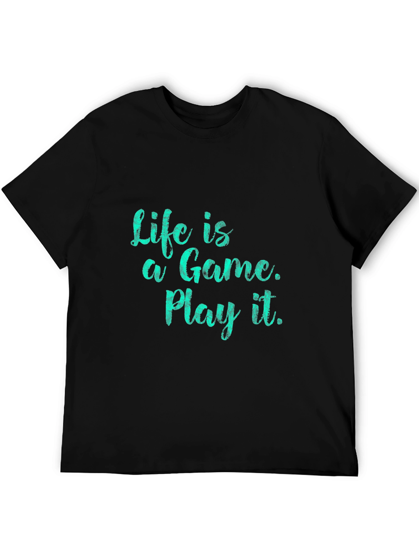 Life is a Game Black T-Shirt