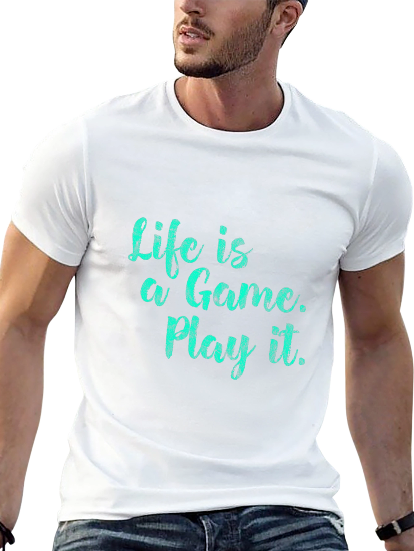 Life is a Game Black T-Shirt