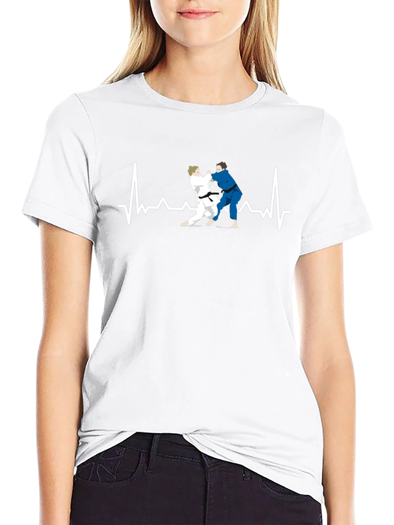 Judo Heartbeat T-Shirt - Martial Arts Graphic Tee