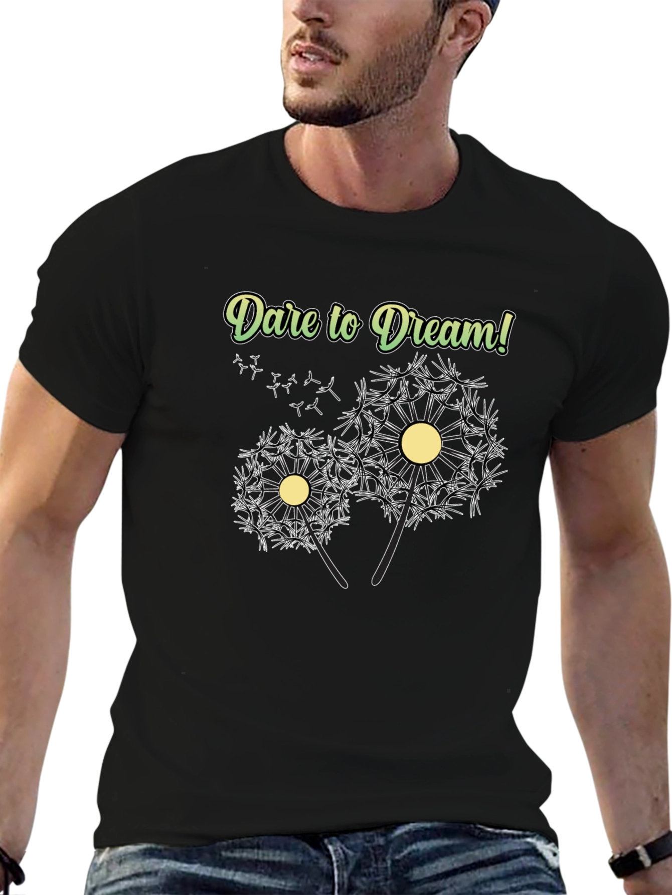Dare to Dream Dandelion Graphic Tee - Unisex