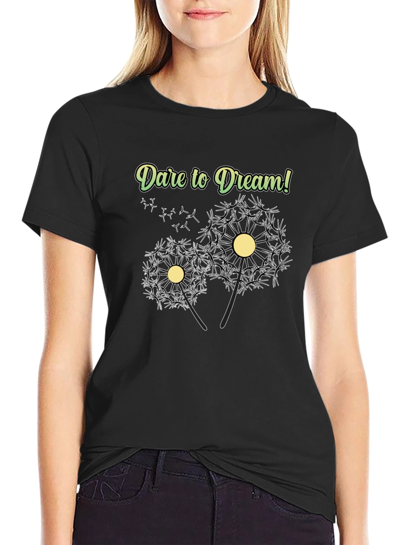 Dare to Dream Dandelion Graphic Tee - Unisex