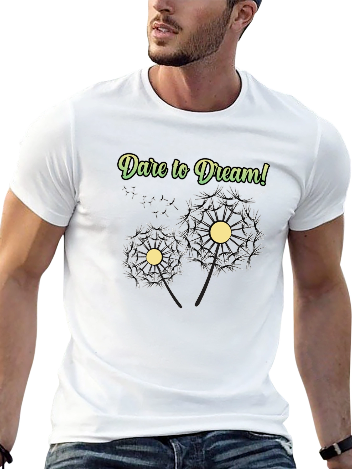 Dare to Dream Dandelion Graphic Tee - Unisex