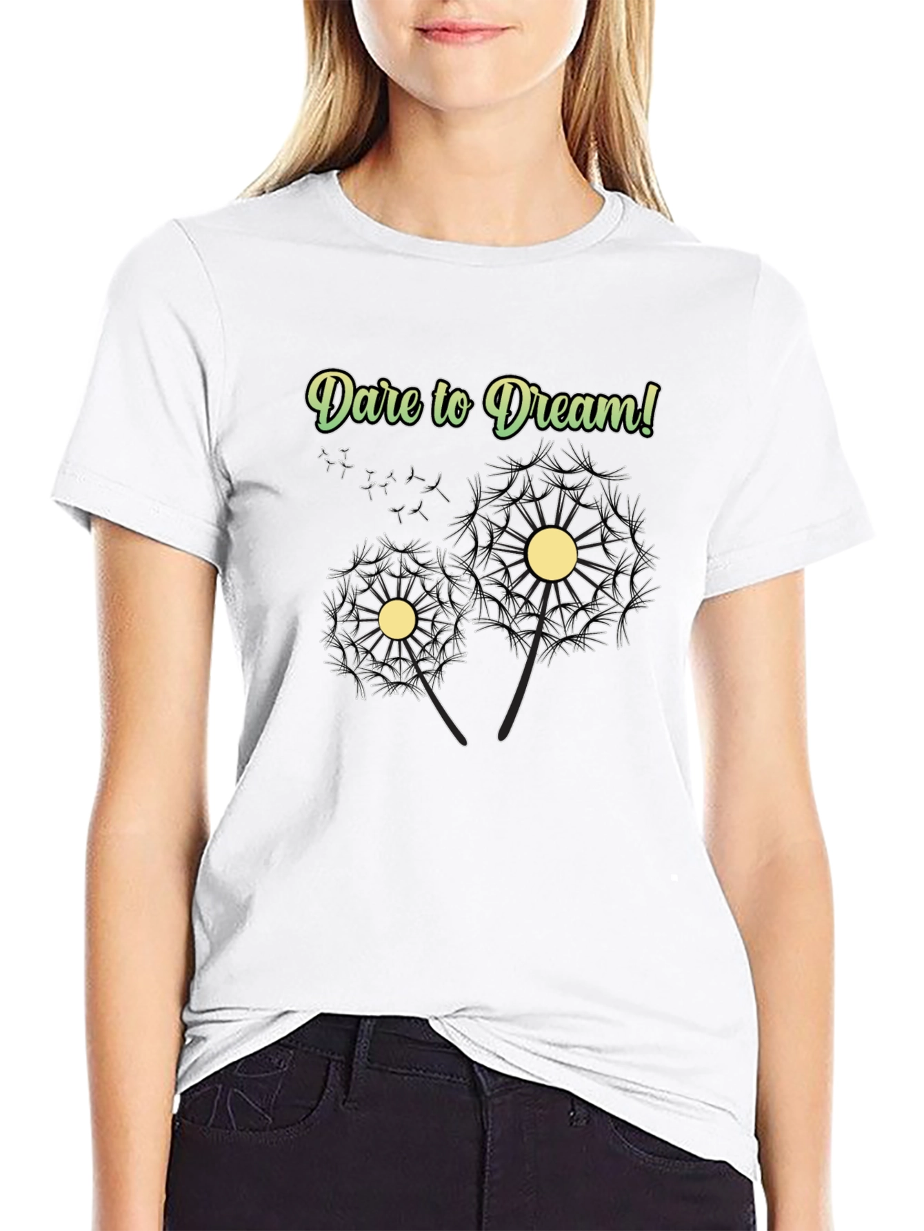 Dare to Dream Dandelion Graphic Tee - Unisex